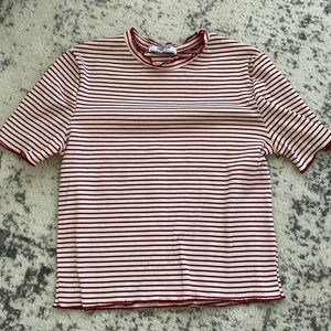 Candy stripped Zara crop top. Size small.
